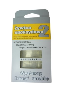 UN ŻYWICA EPOKSYDOWA Z UTWARDZACZEM 40G