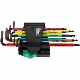 WERA ZESTAW KLUCZY TRZPIENIOWYCH TORX MULTICOLOUR TX8-TX40