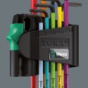 WERA ZESTAW KLUCZY TRZPIENIOWYCH TORX MULTICOLOUR TX8-TX40