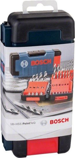 BOSCH ZESTAW WIERTEŁ 18 SZT. POINTTEQ DO METALU 1-10MM