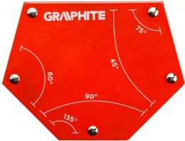 GRAPHITE SPAWALNICZY KĄTOWNIK MAGNETYCZNY 111*136*24MM UDŹWIG 34KG