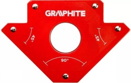 GRAPHITE SPAWALNICZY KĄTOWNIK MAGNETYCZNY 122*190*25MM UDŹWIG 34KG