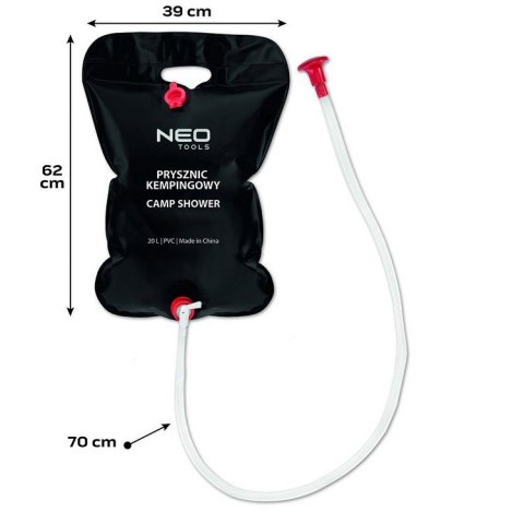 NEO PRYSZNIC KEMPINGOWY 20L. NEO PRYSZNIC KEMPINGOWY 20L.