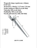 UN PODSTAWA SŁUPA WBIJANA REGULOWANA 0-165*700 MM