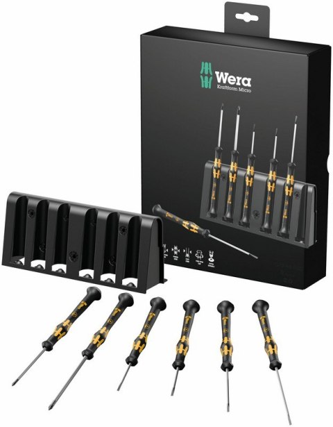 WERA ZESTAW WKRĘTAKÓW PRECYZYJNYCH +STOJAK 1578 A/6 ESD WERA ZESTAW WKRĘTAKÓW PRECYZYJNYCH +STOJAK 1578 A/6 ESD