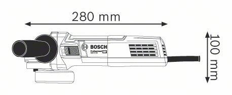 BOSCH SZLIFIERKA KĄTOWA 125MM GWS 9-125 900W BOSCH SZLIFIERKA KĄTOWA 125MM GWS 9-125 900W