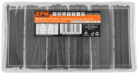 EPM ZESTAW RUREK TERMOKURCZLIWYCH 100 SZTUK CZARNE EPM ZESTAW RUREK TERMOKURCZLIWYCH 100 SZTUK CZARNE