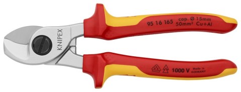 KNIPEX NOŻYCE DO KABLI IZOLOWANE 1000V 165MM KNIPEX NOŻYCE DO KABLI IZOLOWANE 1000V 165MM