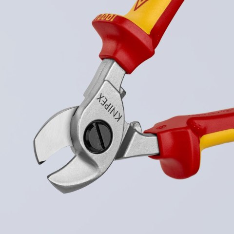 KNIPEX NOŻYCE DO KABLI IZOLOWANE 1000V 165MM KNIPEX NOŻYCE DO KABLI IZOLOWANE 1000V 165MM