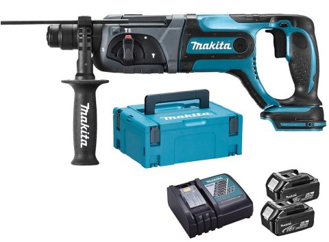 MAKITA MŁOT UDAROWY OBROTOWY AKUMULATOROWY 18V 2*5.0AH LI