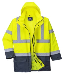 PORTWEST KURTKA OSTRZEGAWCZA OCIEPLANA S766YNR HI-VIS 5W1 L