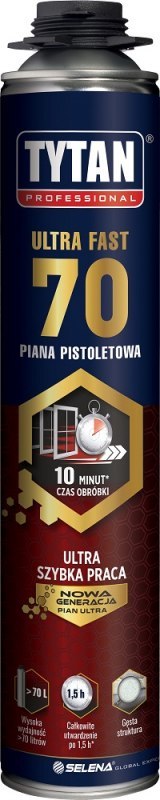 TYTAN PIANKA PISTOLETOWA ULTRA 70 TYTAN 870ML