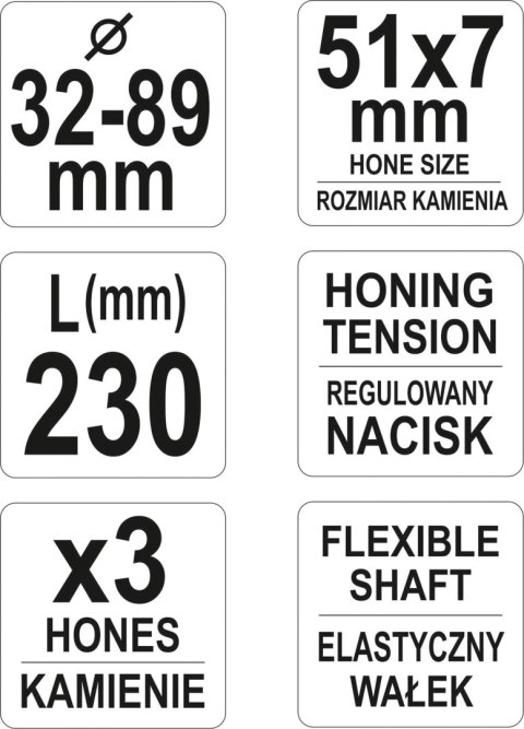 YATO HONOWNICA DO CYLINDRÓW 32-89MM YATO HONOWNICA DO CYLINDRÓW 32-89MM