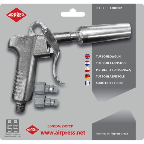 AIRPRESS PISTOLET DO PRZEDMUCHU Z TURBODYSZĄ