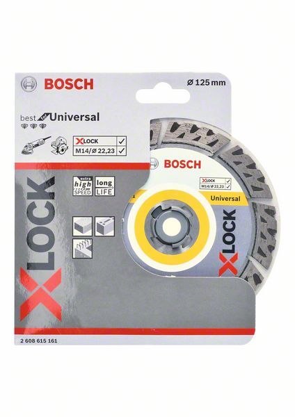 BOSCH TARCZA DIAMENTOWA UNIWERSAL 125*2.2 X-LOCK BOSCH TARCZA DIAMENTOWA UNIWERSAL 125*2.2 X-LOCK