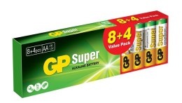 GP BATTERY BATERIA SUPER ALKALINE AA LR6 1.5V 12 SZTUK