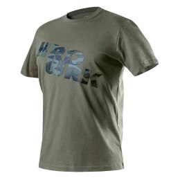 NEO T-SHIRT ROBOCZY OLIWKOWY CAMO, ROZM.M