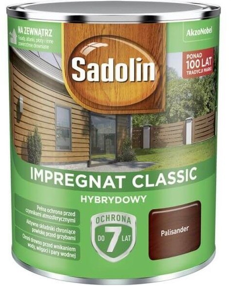 SADOLIN SADOLIN IMPREGNAT CLASSIC HYBRYDOWY 7 LAT PALISANDER 0.75L