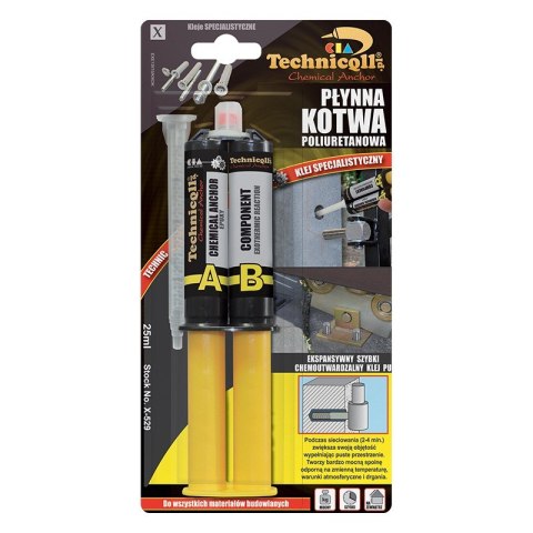 TECHNICQLL PŁYNNA KOTWA POLIURETANOWA 25ML TECHNICQLL PŁYNNA KOTWA POLIURETANOWA 25ML
