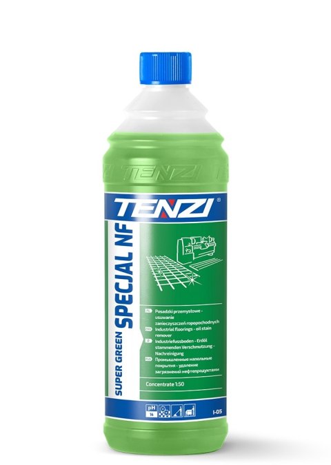 TENZI ŚRODEK DO MYCIA POSADZEK PROF.SUPER GREEN SPECIAL NF 1L