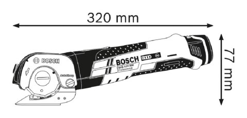 BOSCH NOŻYCE ROTACYJNE GUS 12V-300 0*AH BOSCH NOŻYCE ROTACYJNE GUS 12V-300 0*AH