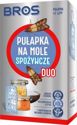 BROS PUŁAPKA NA MOLE SPOŻYWCZE DUO + 2 WKŁADY