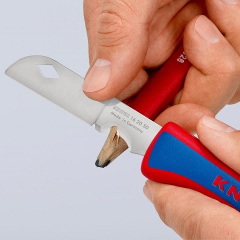 KNIPEX NÓŻ MONTERSKI STAL NIERDZEWNA KNIPEX NÓŻ MONTERSKI STAL NIERDZEWNA