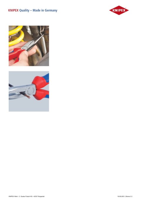 KNIPEX SZCZYPCE TNĄCE PÓŁOKRĄGŁE 200MM KNIPEX SZCZYPCE TNĄCE PÓŁOKRĄGŁE 200MM