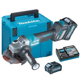 MAKITA SZLIFIERKA KĄTOWA AKUMULATOROWA 125MM 40V XGT 2*4.0AH MAKPAC