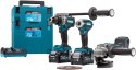 MAKITA ZESTAW COMBO 40V XGT DF001G+TD001G+GA005G 2*4.0AH MAKPAC