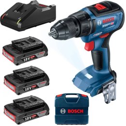 BOSCH WIERTARKO-WKRĘTARKA AKUMULATOROWA GSR 18V-50 3*2.0*AH