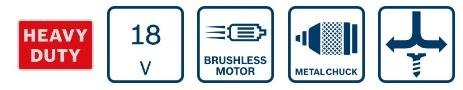 BOSCH WIERTARKO-WKRĘTARKA AKUMULATOROWA GSR 18V-50 3*2.0*AH BOSCH WIERTARKO-WKRĘTARKA AKUMULATOROWA GSR 18V-50 3*2.0*AH