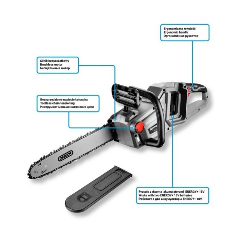 GRAPHITE AKUMULATOROWA PILARKA ŁAŃCUCHOWA 36V 350MM ENERGY+ GRAPHITE AKUMULATOROWA PILARKA ŁAŃCUCHOWA 36V 350MM ENERGY+