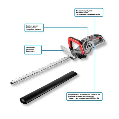 GRAPHITE AKUMULATOROWE NOŻYCE DO ŻYWOPOŁOTU 36V ENERGY+ GRAPHITE AKUMULATOROWE NOŻYCE DO ŻYWOPOŁOTU 36V ENERGY+