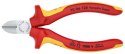 KNIPEX SZCZYPCE TNĄCE BOCZNE IZOLOWANE 125MM