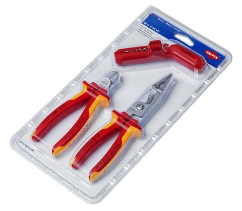 KNIPEX ZESTAW NARZĘDZI DO PRAC ELEKTROINSTALACYJNYCH 3SZT. KNIPEX ZESTAW NARZĘDZI DO PRAC ELEKTROINSTALACYJNYCH 3SZT.