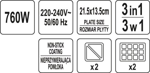 LUND OPIEKACZ 760W, 3W1 LUND OPIEKACZ 760W, 3W1
