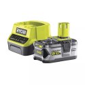 RYOBI AKUMULATOR LI-ION 5.0AH 18V + ŁADOWARKA ONE+ RC18120-150