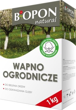 BIOPON WAPNO - OGRODNICZE DO BIELENIA I ODKWASZANIA GLEBY, 1 KG