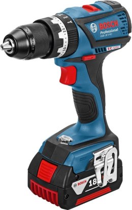 BOSCH WIERTARKO-WKRĘTARKA AKU. UDAROWA GSB 18V-EC 2*5.0AH L-CASE