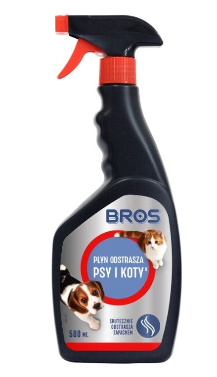 BROS PŁYN ODSTRASZA PSY I KOTY 500ML