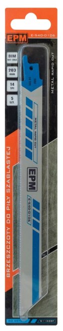 EPM BRZESZCZOT DO PIŁY SZABLASTEJ 225MM 14TPI METAL S1122B 5 SZT