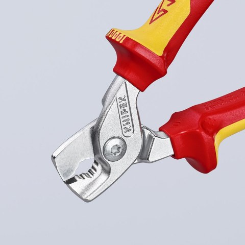 KNIPEX NOŻYCE DO KABLI IZOLOWANE 1000V 160MM KNIPEX NOŻYCE DO KABLI IZOLOWANE 1000V 160MM