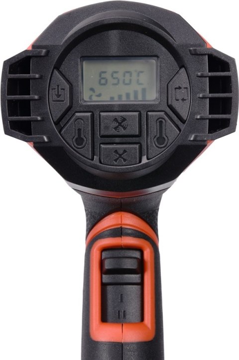YATO OPALARKA 2000W 50~600°C, 3 BIEGI, LCD+PAMIĘĆ YATO OPALARKA 2000W 50~600°C, 3 BIEGI, LCD+PAMIĘĆ
