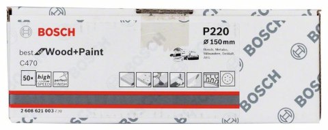BOSCH KRĄŻEK PRZYCZEPNY 150MM C470 G220 6OTW. BOSCH KRĄŻEK PRZYCZEPNY 150MM C470 G220 6OTW.