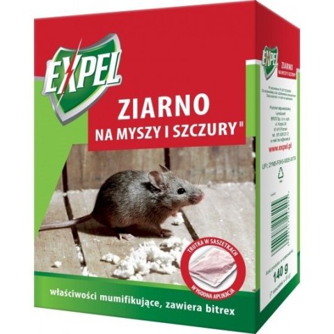 BROS ZIARNO NA MYSZY I SZCZURY 140G EXPEL