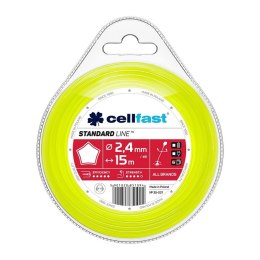 CELL-FAST ŻYŁKA DO WYKASZARKI GWIAZDKA 2.4MM 15M