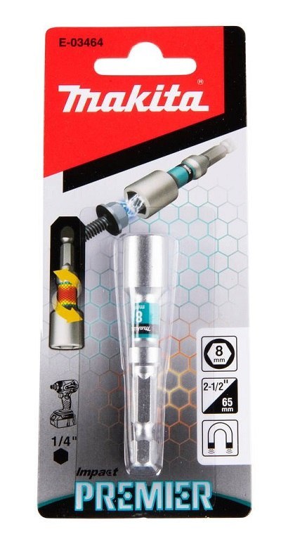 MAKITA NASADKA UDAROWA IMPACT PREMIER 1/4'' HEX 8*65MM MAKITA NASADKA UDAROWA IMPACT PREMIER 1/4'' HEX 8*65MM