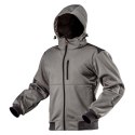 NEO KURTKA SOFTSHELL Z KAPTUREM ODPINANYM, ROZMIAR M