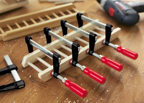 BESSEY ŚCISK ŚRUBOWY STOLARSKI LEKKI 250/100MM. BESSEY ŚCISK ŚRUBOWY STOLARSKI LEKKI 250/100MM.